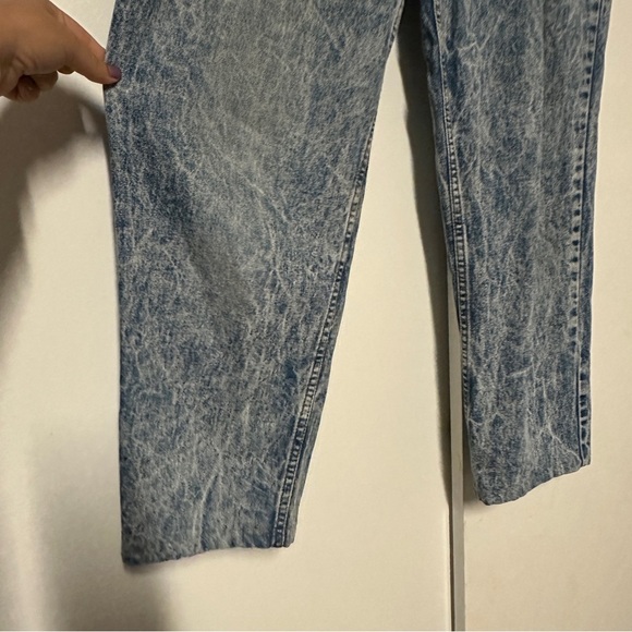 Vintage 90s 80s 530 Levi's Acid Wash pleated Jeans size 36 made in USA cotton - Picture 7 of 11